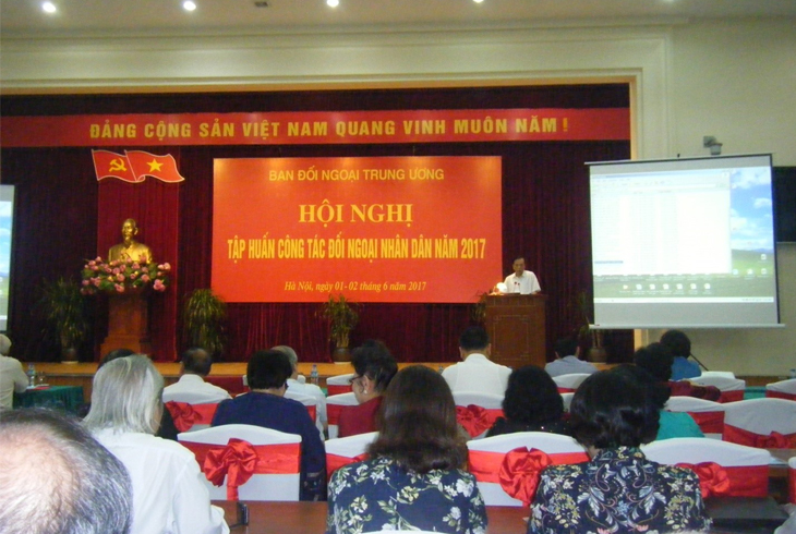 Tập huấn công tác đối ngoại nhân dân
