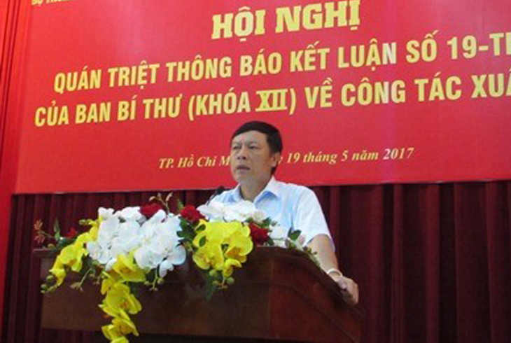 Hội nghị quán triệt thông báo kết luận số 19-TB/TW của ban bí thư ( Khóa XII) về công tác xuất bản