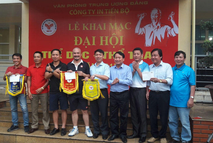 Công ty In Tiến Bộ tổ chức Đại hội Thể dục thể thao  năm 2017