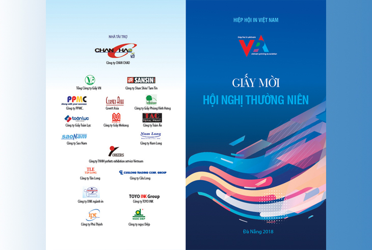 Giấy mời hội nghị thường niên Hiệp hội In Việt Nam