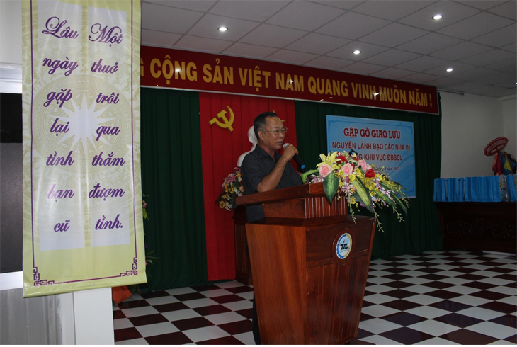 Gặp mặt nguyên lãnh đạo các nhà in khu vực Đồng bằng Sông Cửu Long