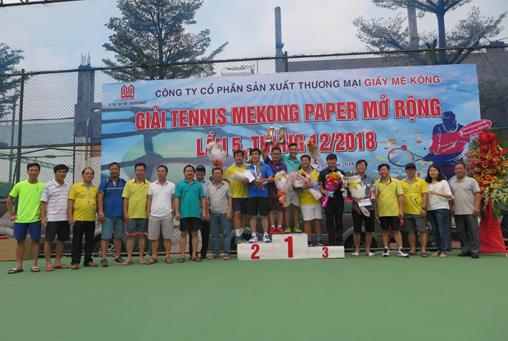 GIẢI TENNIS MEKONG PAPER MỞ RỘNG.
